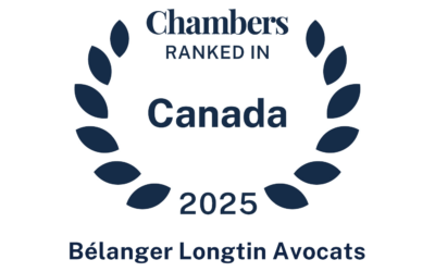 Bélanger Longtin joins the international network, Chambers and Partners